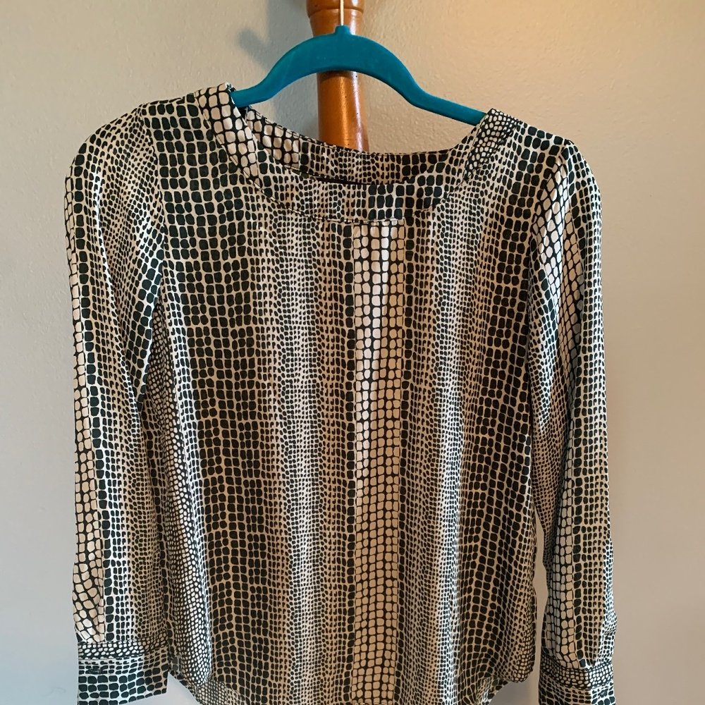 Snake patterned blouse
